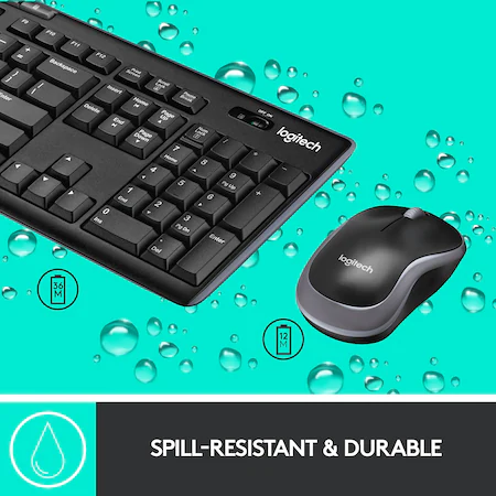 Kit Tastatura si Mouse Logitech Combo MK345 [1]