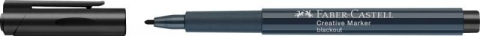 Markere / Textmarkere - MARKER CREATIV NEGRU FABER-CASTELL