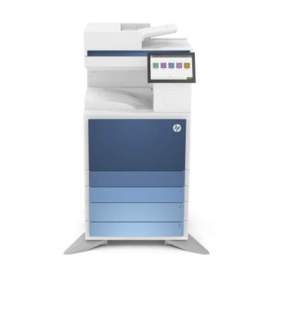 Multifuncționale - Pachet HP LaserJet E786DN + Stand HP + Set Cartușe HP CMYK