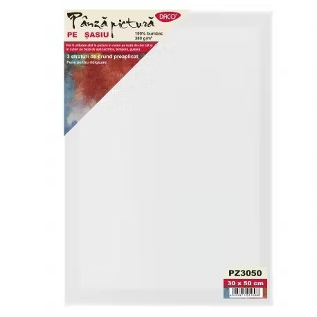 Accesorii pentru Pictură - Panza pictura pe sasiu 30X50 cm DACO PZ3050