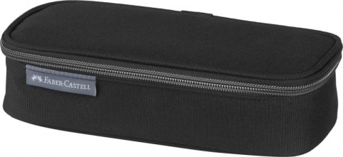 Penare - Penar Oval Negru Faber-Castell 2024 – Design Elegant și Practic, Ideal pentru Școală și Birou