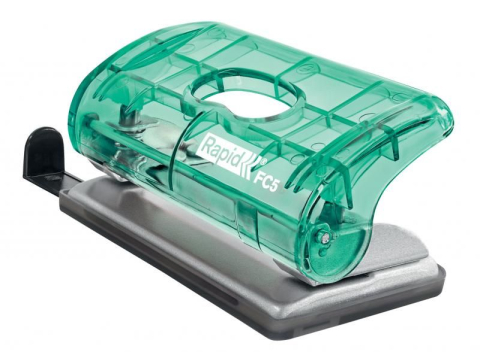 Papetărie / Birotică - PERFORATOR 10 COLI MODEL FC5 COLOUR BREEZE VERDE RAPID