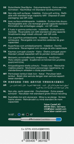 PIX CU MECANISM BLEUMARIN AMURG POLY BALL XB URBAN 2025 FABER-CASTELL [3]