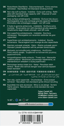 PIX CU MECANISM BORDEAUX POLY BALL XB URBAN 2025 FABER-CASTELL [3]