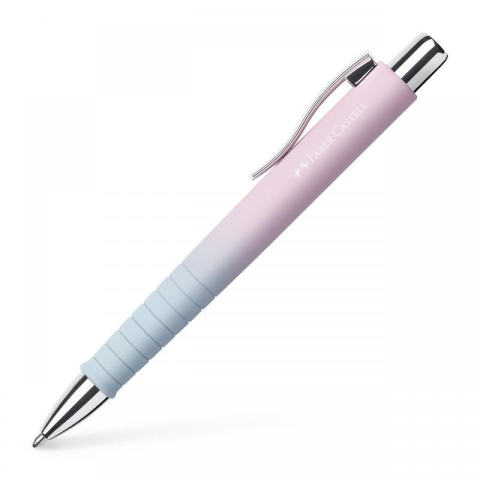 Papetărie / Birotică - PIX CU MECANISM FLOW BLEU-ROZ POLY BALL XB FABER-CASTELL