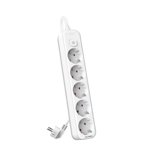 Accesorii - Prelungitor 3M 5 Prize Protectie Copii + Intrerupator Deli