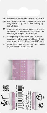 RIGLA 15CM SPARKLE FABER-CASTELL [3]