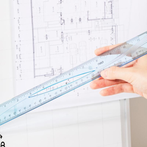 Rigla 30Cm Albastra Transparenta Deli [5]