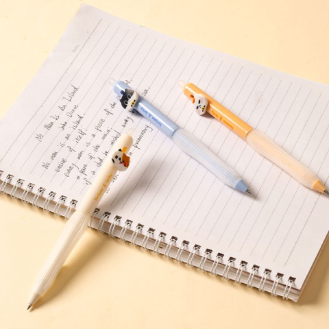 Roller Erasable 0.5mm Albastru 0.5mm Pisici Deli [4]