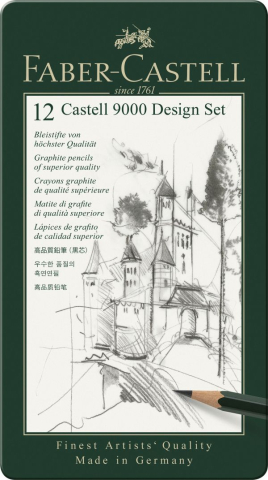 SET DESIGN 12 BUC CREION GRAFIT CASTELL 9000 FABER-CASTELL [2]