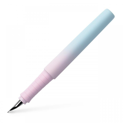 Papetărie / Birotică - STILOU POLY PEN FLOW BLEU-ROZ M FABER-CASTELL