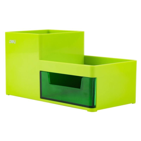 Papetărie / Birotică - Suport Birou 3 CoMPartimente Deli Verde