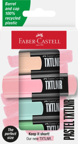 TEXTMARKER MINI SET 4 PASTEL FABER-CASTELL [1]