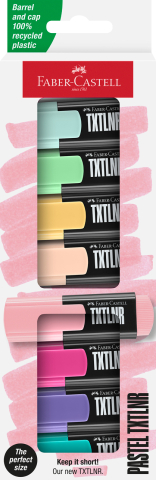 Papetărie / Birotică - TEXTMARKER MINI SET 8 PASTEL FABER-CASTELL