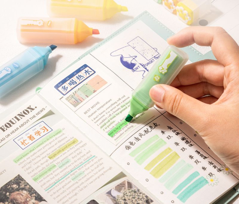 Textmarker Set 4 Forma Patrata Cats Deli [3]