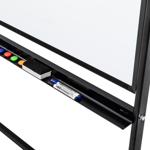 Whiteboard Magnetic Mobil 90*120 Cm Rama Aluminiu Deli [3]