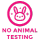 NO ANIMAL TESTING