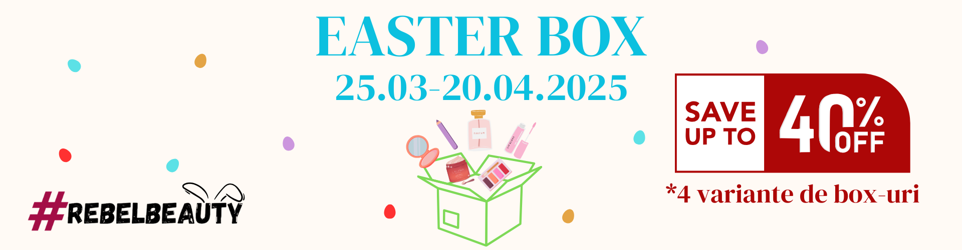Easter Box: Cutiile Cadou Speciale de Paste, disponibile pana pe 20 aprilie
