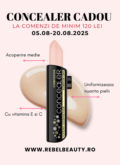 Concealer cadou 05-20 August, la comenzi de minim 120Lei