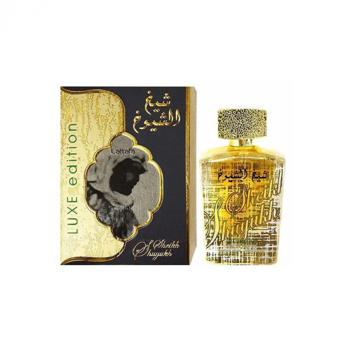Apa de Parfum Lattafa, Sheikh Al Shuyukh Luxe Edition Gold, Unisex, 100ml [2]