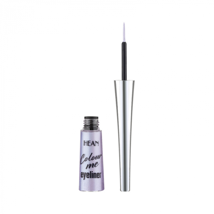 Eyeliner colorat HEAN cu o formula de gel cu efect de lunga durata, argintiu, 5 ml [1]