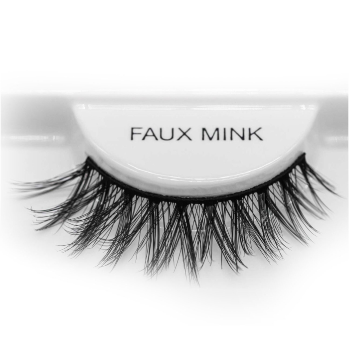 Gene False FAUX MINK VE 03, Fibre PBT Premium, Bandă Neagră Flexibilă, Lex Cosmetics [3]