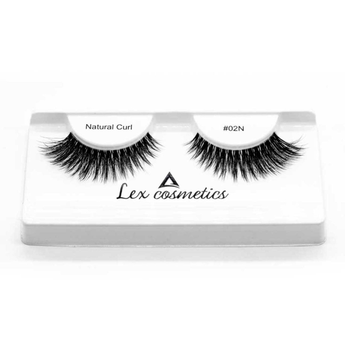 Gene False Natural Curl 02N, Bandă Transparentă 3D, Fibre Triunghiulare, Lex Cosmetics [1]