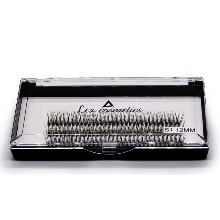 Gene False S1 12mm, Formă V Dramatică 3D, Look Glamour și Elegant, Lex Cosmetics [1]