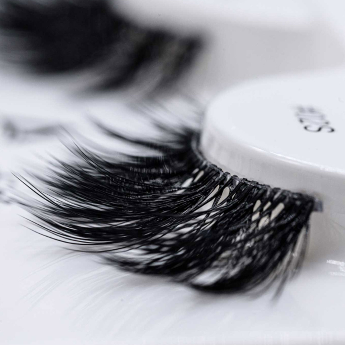 Gene False Soft Band 02S, Faux Mink Extravagante, Smocuri Negre Lungi, Lex Cosmetics [3]