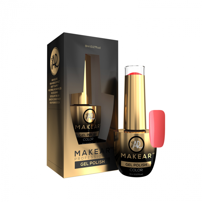Lac de unghii semipermanent Lollipop Makear, 542 corai, 8 ml [1]