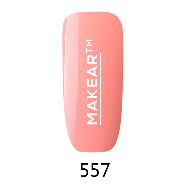 Lac de unghii semipermanent Lollipop Makear, 557 nude, 8 ml [2]