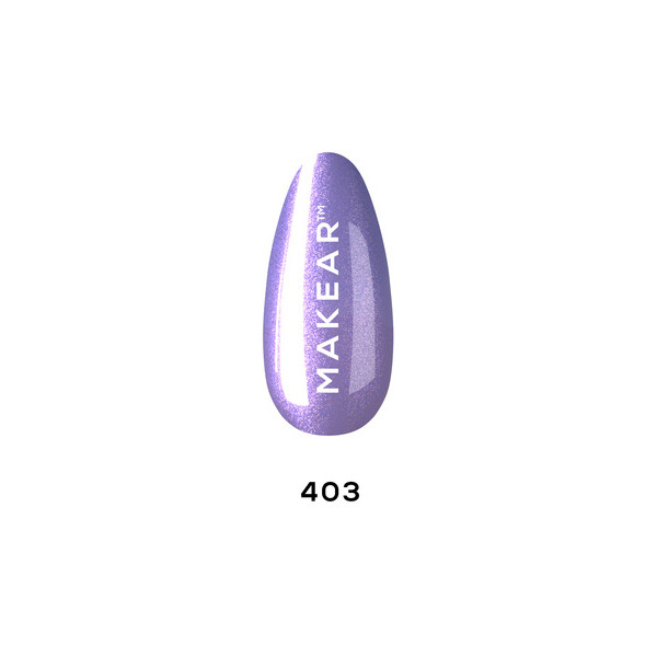 Lac de unghii semipermanent Princess Makear, 403 Lila, 8 ml [2]