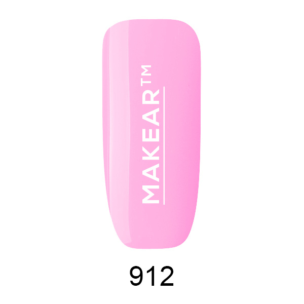 Lac de unghii semipermanent Special Edition Makear, 912 roz, 8 ml [2]