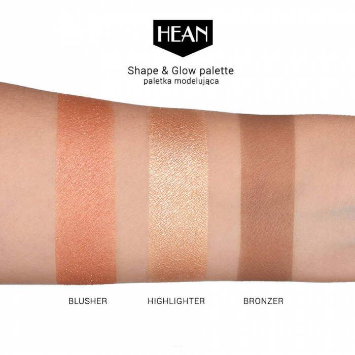 Paleta de farduri Shape and Glow Hean, 8 g [3]