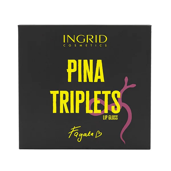 Paleta de luciu de buze Pina Triplets Ingrid x Fagata, 12 ml [2]