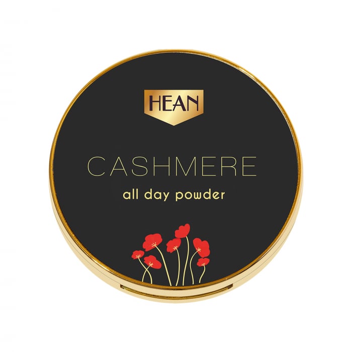 Pudra Cashmere HEAN pentru fixare sau corectare machiaj, 02 Bej natural, 13 g [2]