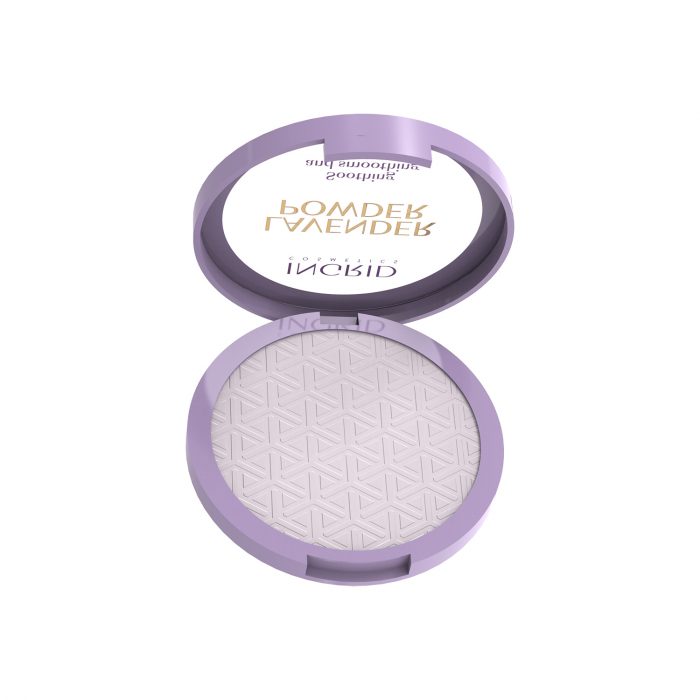 Pudra compacta Lavender Powder Ingrid Cosmetics, 8 g [2]