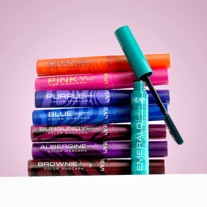 Mini Mascara Colorata Hean, Maro, 6.5 ml [2]