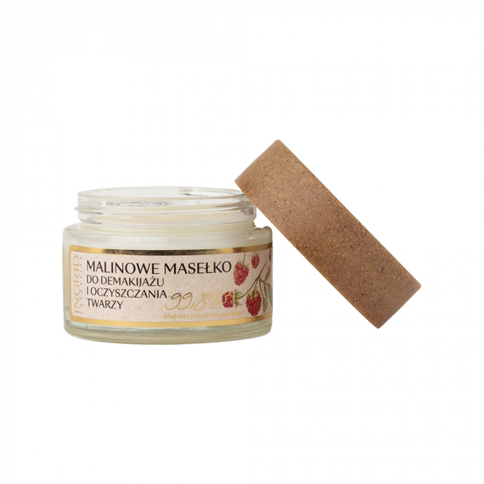 Unt cu zmeura pentru indepartarea machiajului si curatarea fetei, 50 ml [2]