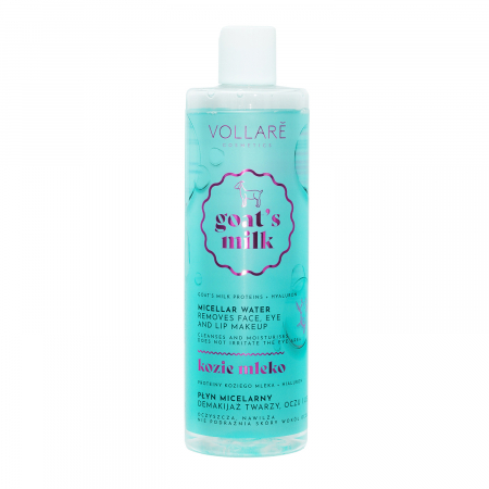 Apa micelara cu extract de lapte de capra Vollaré Cosmetics, 400 ml