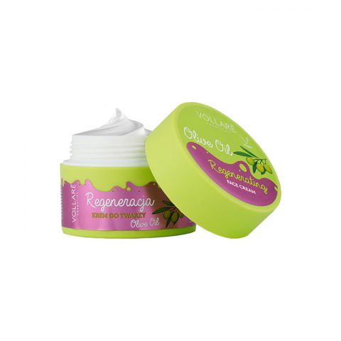 Ingrijire - Crema de fata regeneranta cu ulei de masline Vollaré Cosmetics, 50 ml