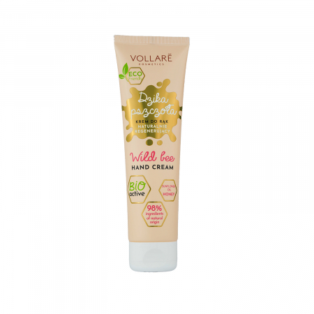 Ingrijire - Crema de maini Wild Bee cu miere Vollaré Cosmetics, 100 ml