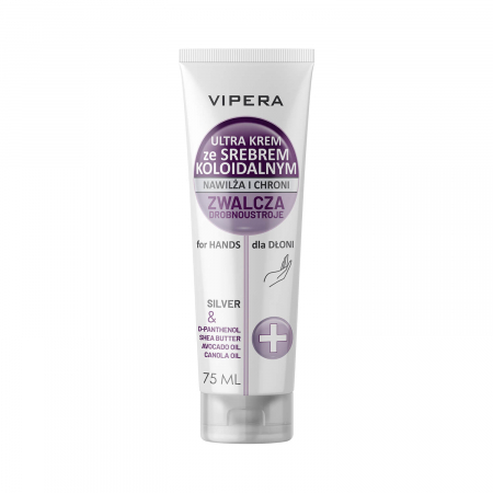 Ingrijirea pielii - Crema ultra cu argint coloidal pentru maini, 75 ml