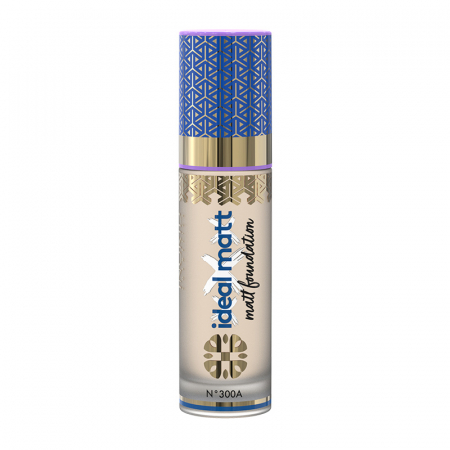 Fond de ten - Fond de ten IDEAL MATT Ingrid Cosmetics, 300A Crem, 30 ml