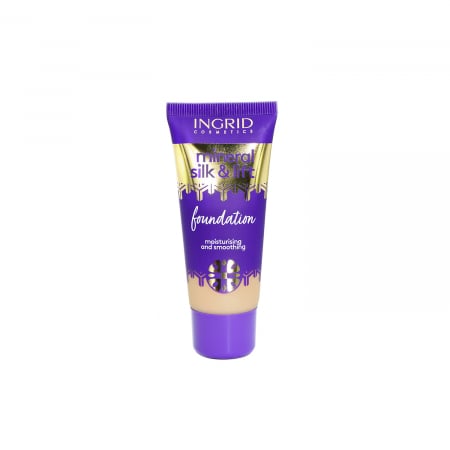 Fond de ten Mineral Silk & Lift Ingrid Cosmetics, 031 bej inchis, 30 ml