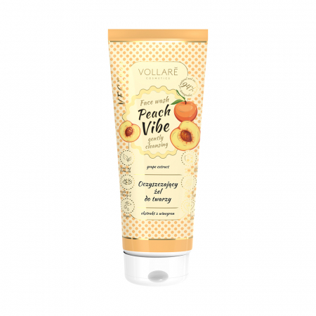Gel de curatare faciala VEGEbar Peach Vibe Vollaré Cosmetics, 150 ml
