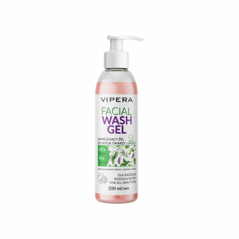 Ingrijire - Gel de curatare pentru fata Vipera cu efect de hidratare, 200 ml