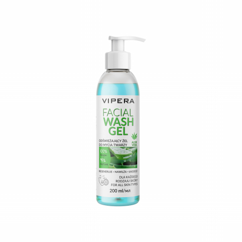 Ingrijire - Gel de curatare pentru fata Vipera cu efect racoritor, 200 ml
