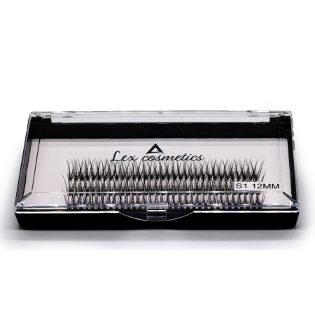 Gene false - Gene False S1 12mm, Formă V Dramatică 3D, Look Glamour și Elegant, Lex Cosmetics