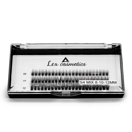 Gene false - Gene False S4 MIX - Bandă Continuă 3D, Mix 8mm, 10mm, 12mm, Lex Cosmetics